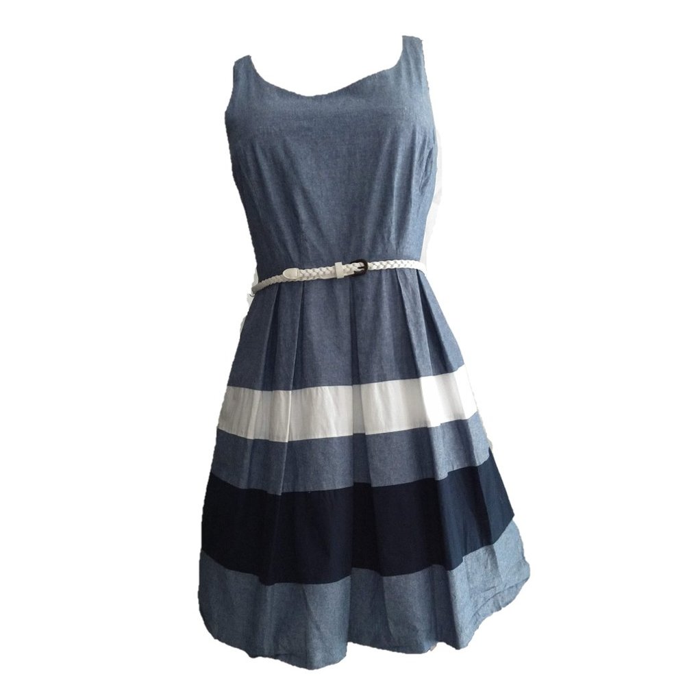 NWOT Fit & Flare, Keyhole Back, Color Blocking Dress - Corey P. (US 16) ❧